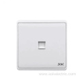 RJ45 LAN Socket Outlet White electrical wall socket